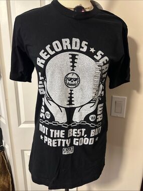 Sub Pop Black Graphic Tee - 'Not The Best, But Pretty Good' NWT